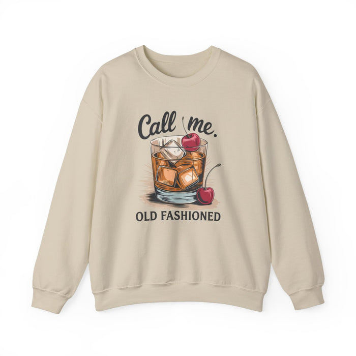 Call Me Old Fashioned Cocktail Sweatshirt - funny sweatshirt by Cheeky Business