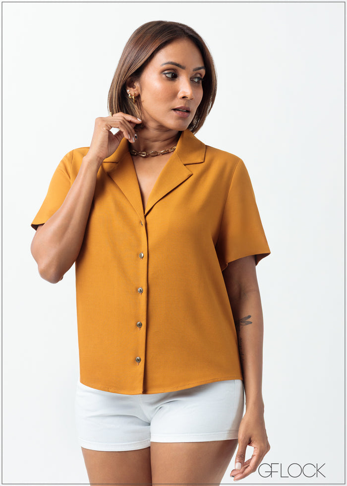 Camp Collar Blouse - 160625