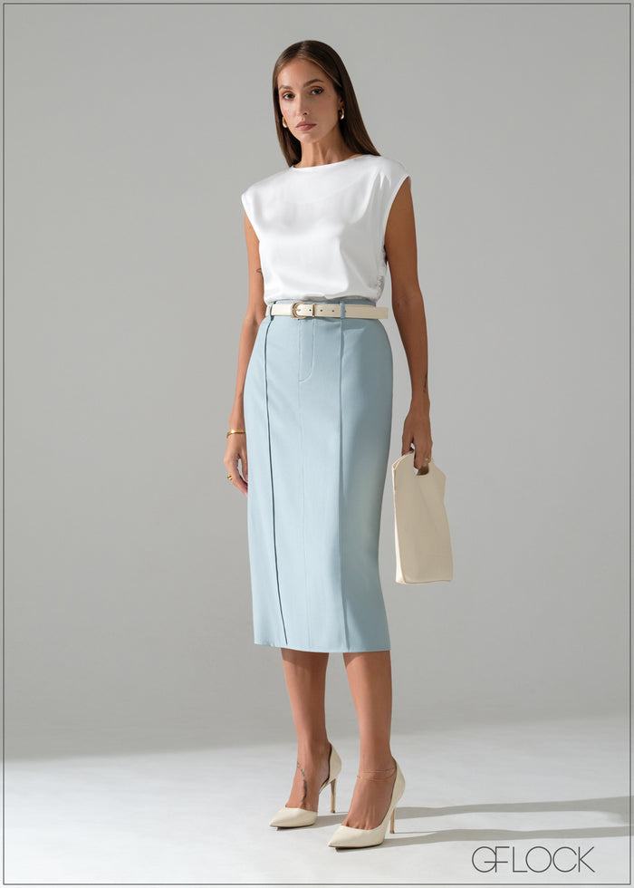 Cap Sleeved Top - 240826