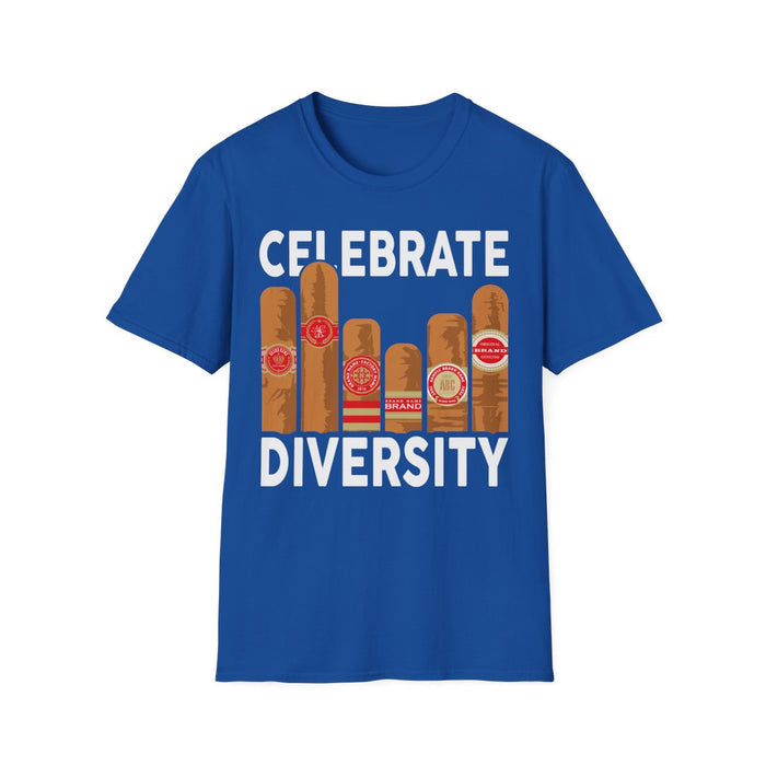 Celebrate Diversity Cigar Lover T-Shirt - funny t-shirt by Cheeky Business