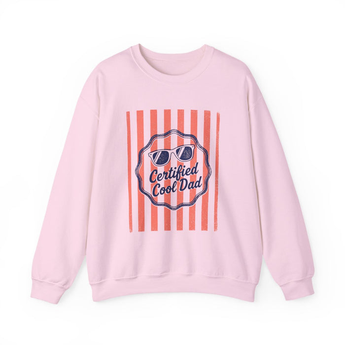 Certified Cool Dad Retro Sweatshirt - funny sweatshirt by Cheeky Business