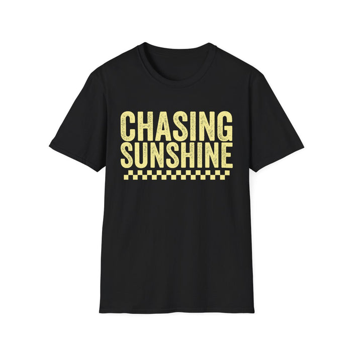 Chasing Sunshine T-Shirt - funny t-shirt by Cheeky Business