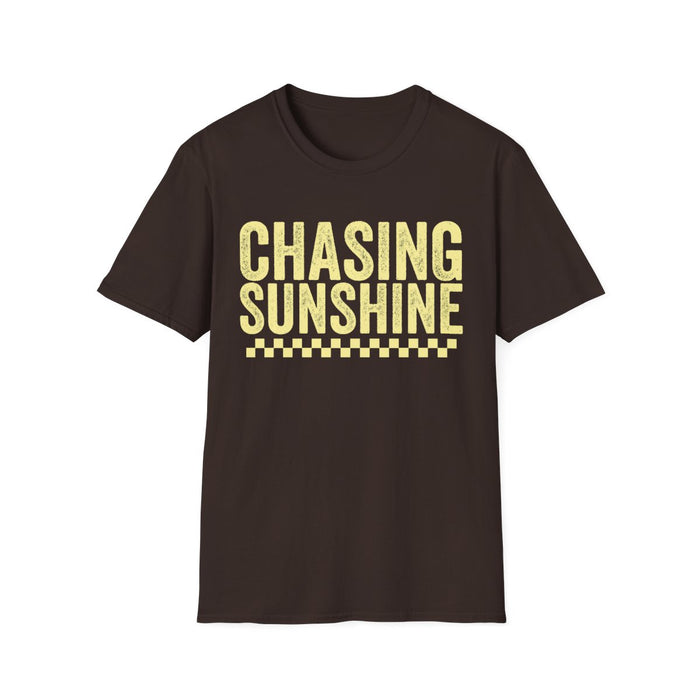 Chasing Sunshine T-Shirt - funny t-shirt by Cheeky Business