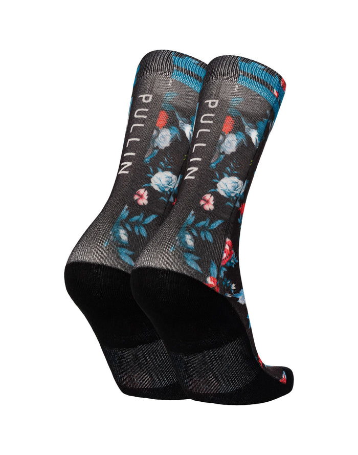 chaussettes sublimées flower PULLIN