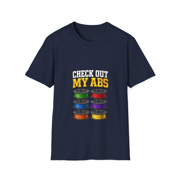 Check Out My ABS T-Shirt - funny t-shirt by Cheeky Business