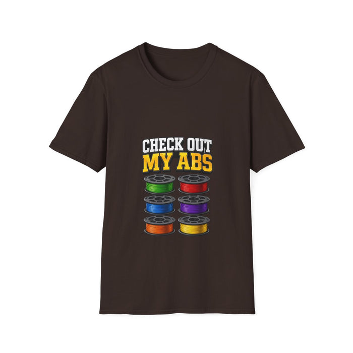 Check Out My ABS T-Shirt - funny t-shirt by Cheeky Business
