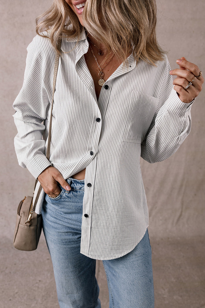 Chemise longue à poches et manches retroussées *-A WOMAN WE LOVE