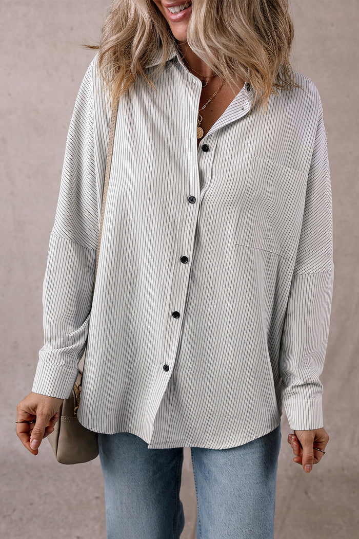 Chemise longue à poches et manches retroussées *-A WOMAN WE LOVE