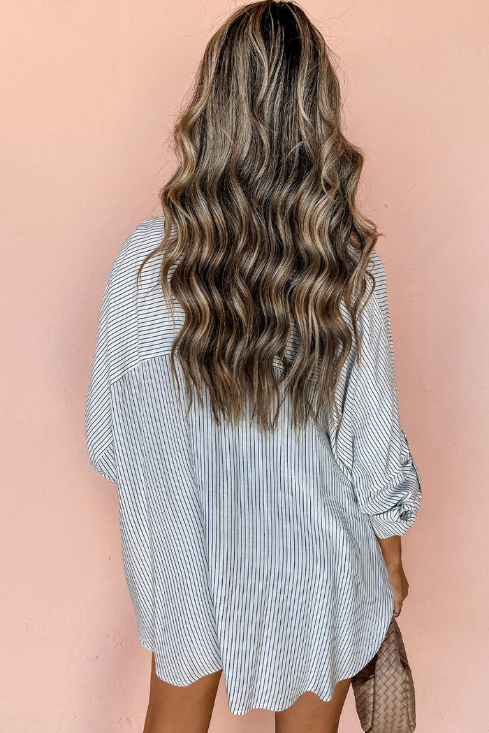 Chemise longue à poches et manches retroussées *-A WOMAN WE LOVE