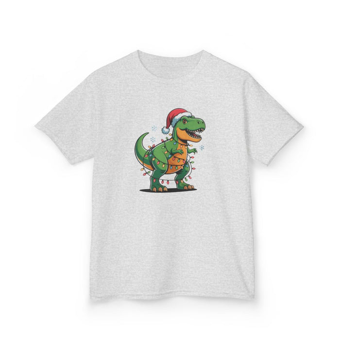 Christmas Dino Kids T-Shirt - funny t-shirt by Cheeky Business
