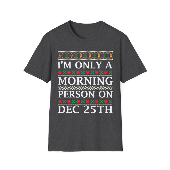 Christmas Morning T-Shirt - funny t-shirt by Cheeky Business