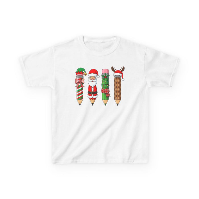 Christmas Pencil Kids T-Shirt - funny t-shirt by Cheeky Business