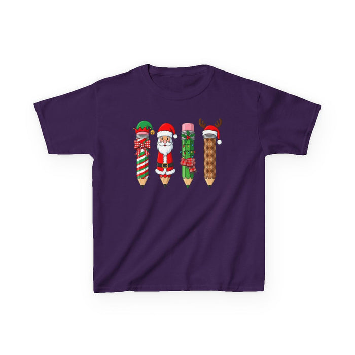 Christmas Pencil Kids T-Shirt - funny t-shirt by Cheeky Business