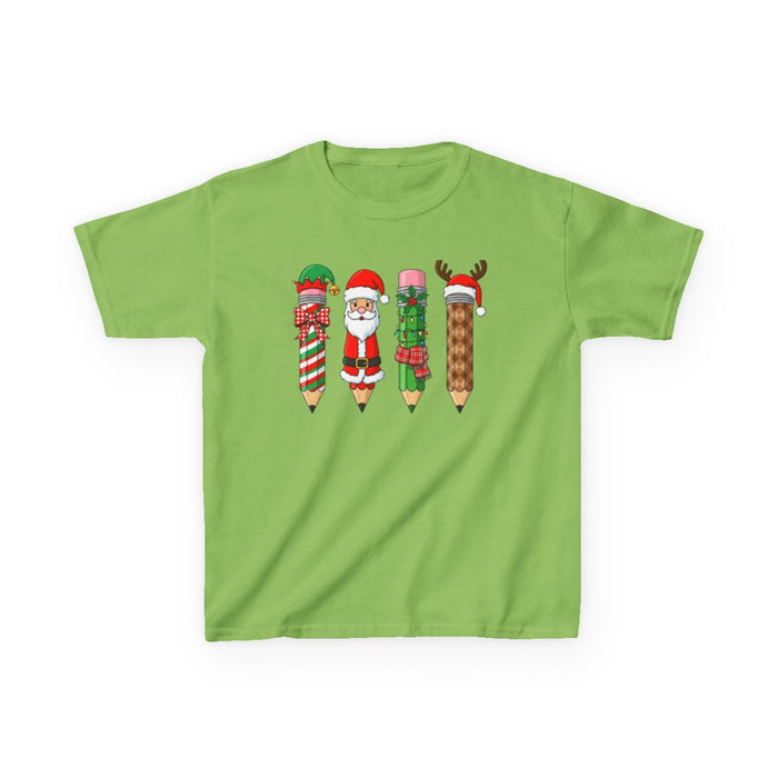 Christmas Pencil Kids T-Shirt - funny t-shirt by Cheeky Business