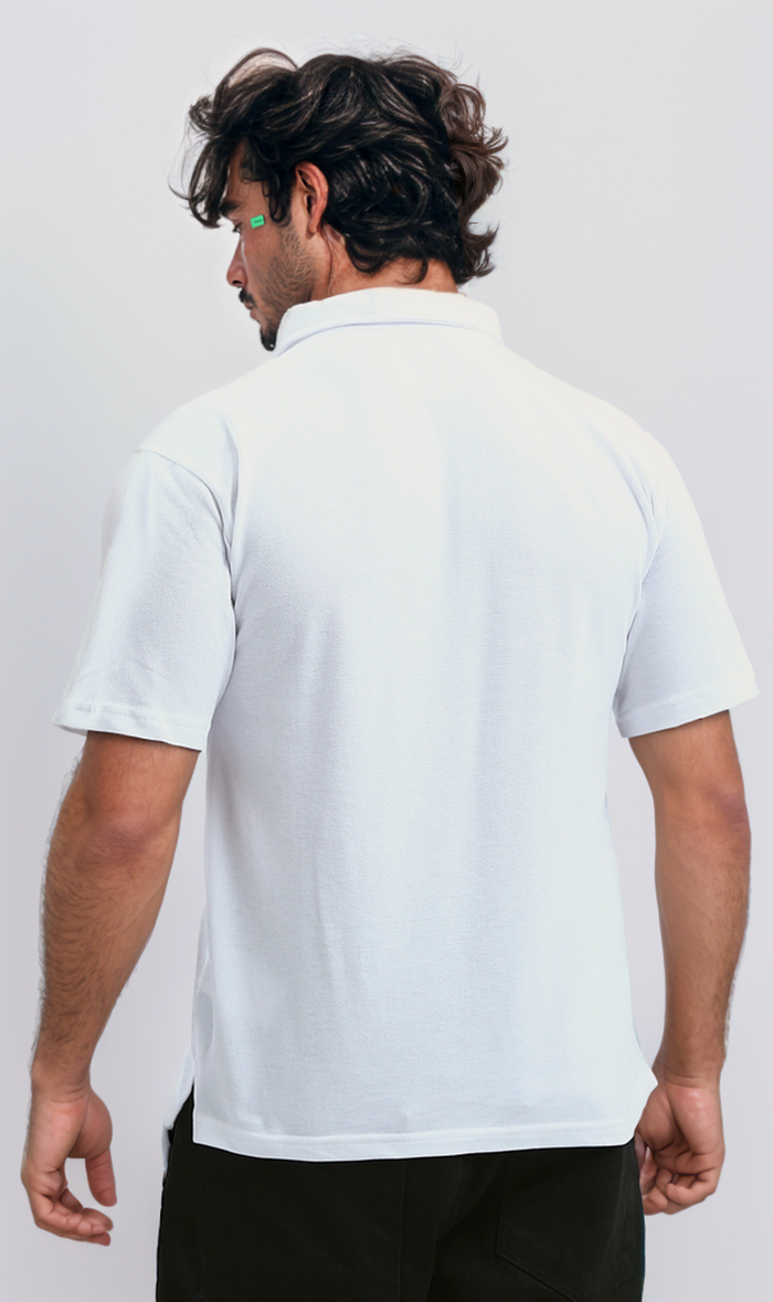 Classic Crisp White Essential Polo Shirt - 0188290