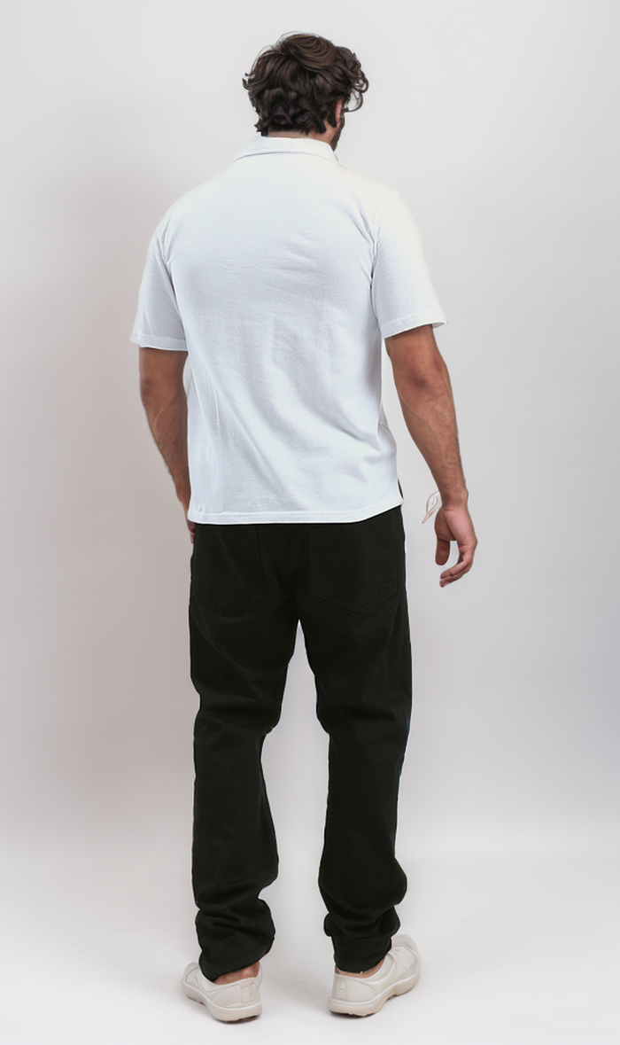 Classic Crisp White Essential Polo Shirt - 0188290