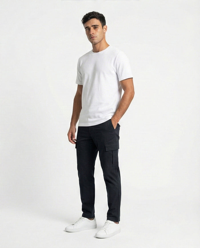 Classic Essential White Crew Neck T-Shirt