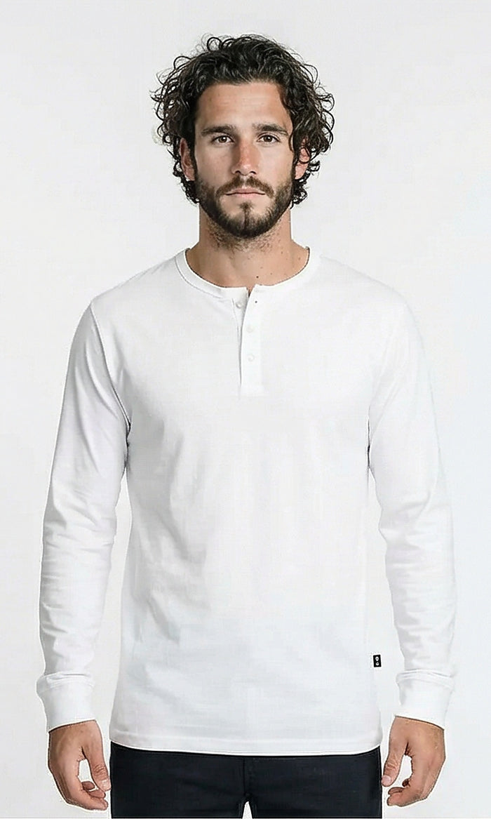 Men's Long Sleeve T-Shirt - White