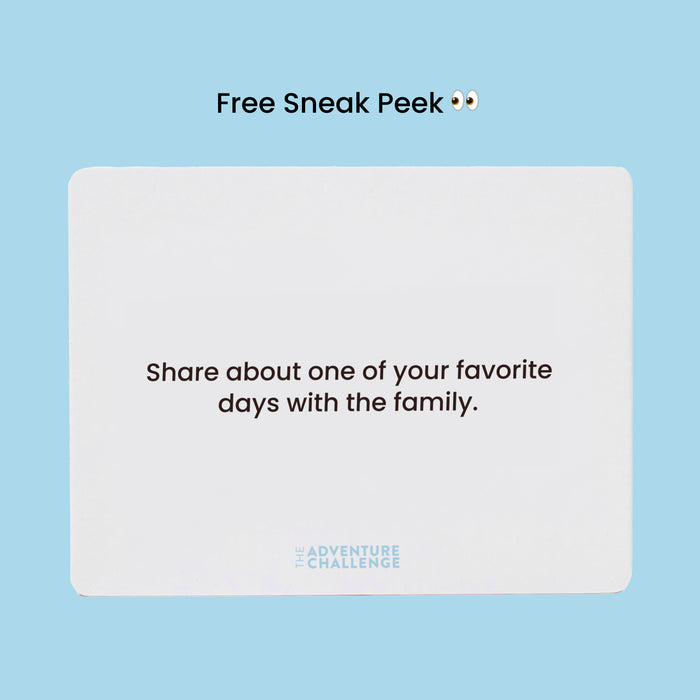 Connection Cards | Family Edition