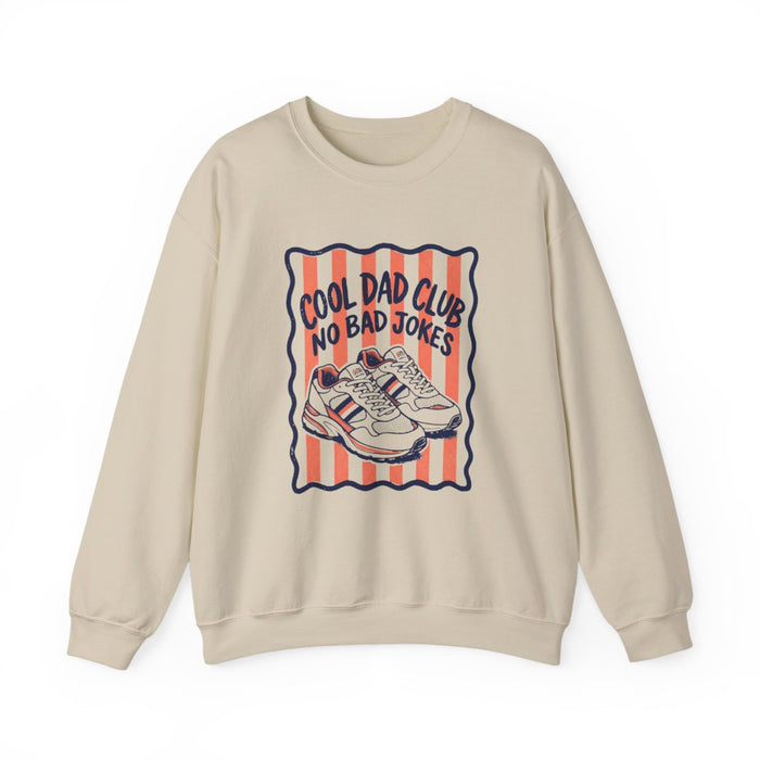 Cool Dad Club No Bad Jokes Sweatshirt - funny sweatshirt by Cheeky Business