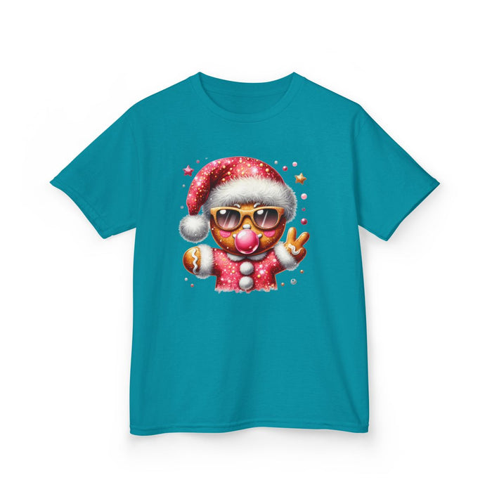Cool Gingerbread Kids Christmas T-Shirt - funny t-shirt by Cheeky Business