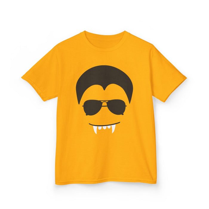 Cool Vampire Face Halloween Kids T-Shirt - funny t-shirt by Cheeky Business