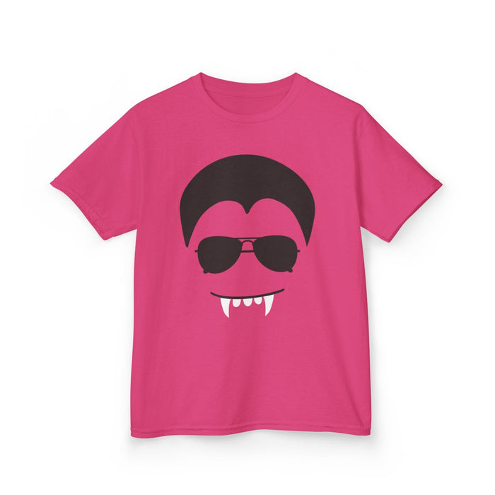 Cool Vampire Face Halloween Kids T-Shirt - funny t-shirt by Cheeky Business
