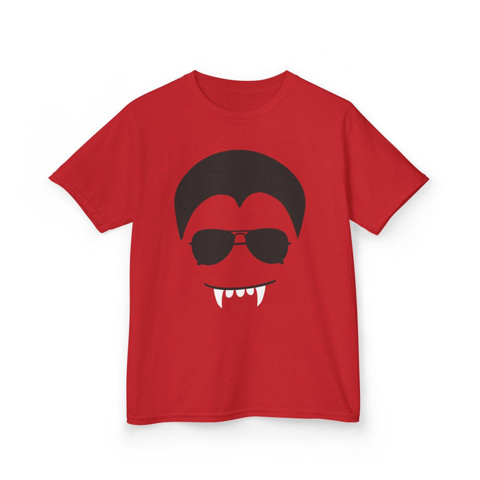 Cool Vampire Face Halloween Kids T-Shirt - funny t-shirt by Cheeky Business