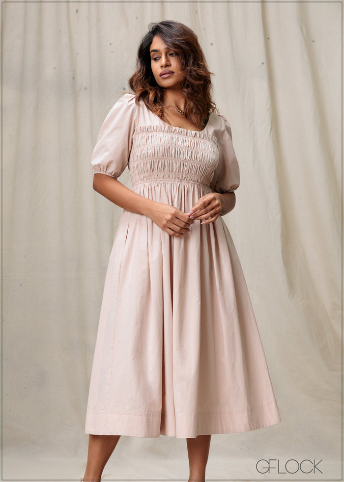 Cotton Midi Dress - 020326