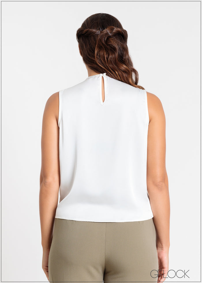 Cowl Neck Top - 041124