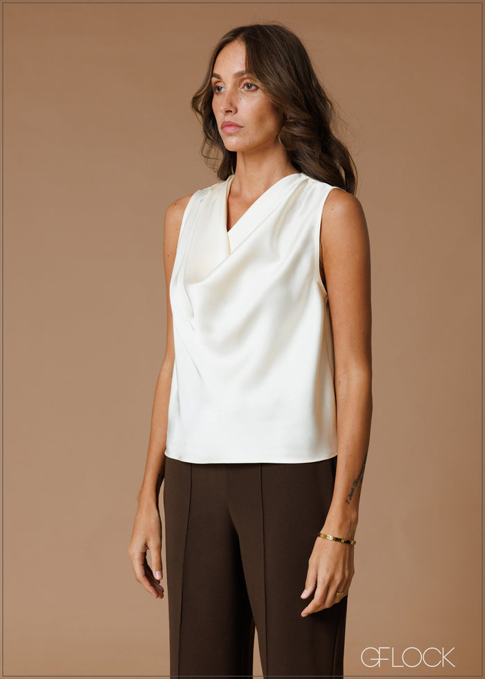 Cowl Neck Top - 140826