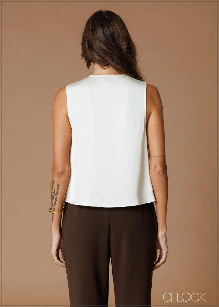 Cowl Neck Top - 140826