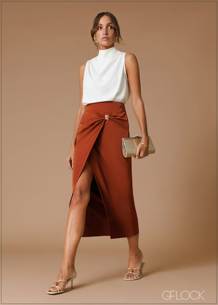 Cowl Neck Top - 170826