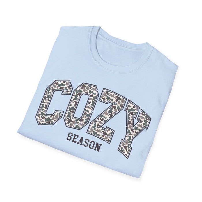 Cozy Season Leopard Print T-Shirt - funny t-shirt by Cheeky Business
