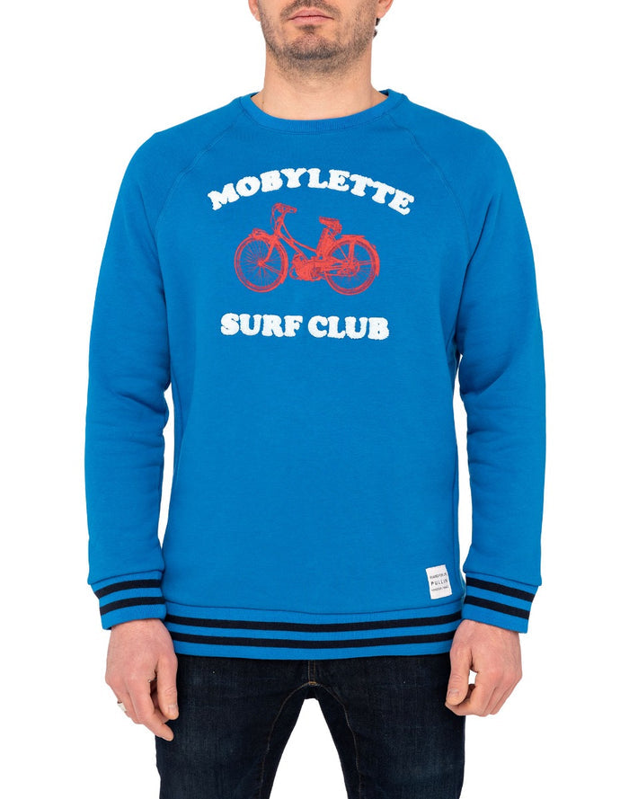crew neck men mobylette PULLIN en coton
