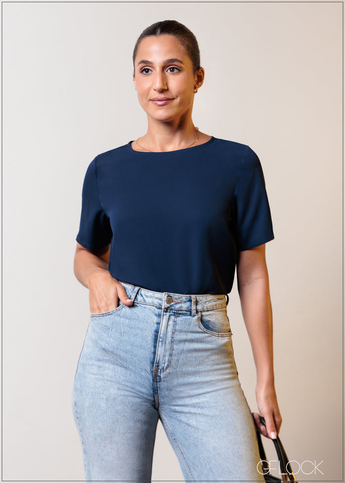 Crew Neck Top - 161224