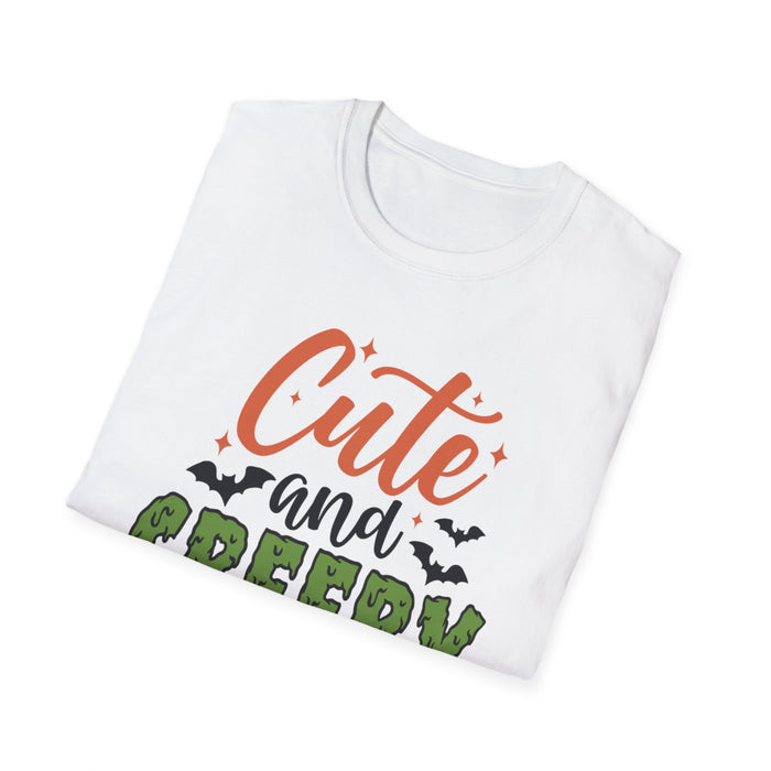 Cute And Creepy Halloween Graphic T-Shirt - funny t-shirt by Cheeky Business