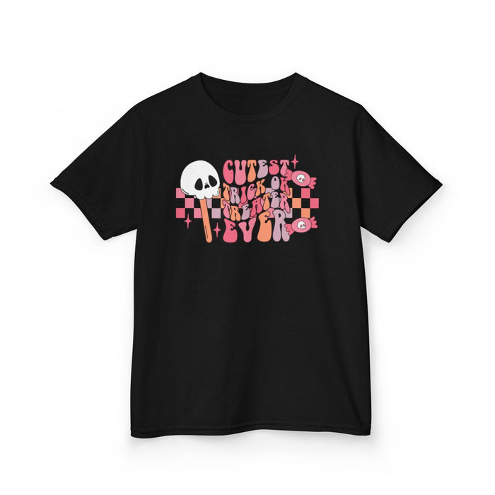 Cutest Trick Or Treater Ever Kids Halloween T-Shirt - funny t-shirt by Cheeky Business