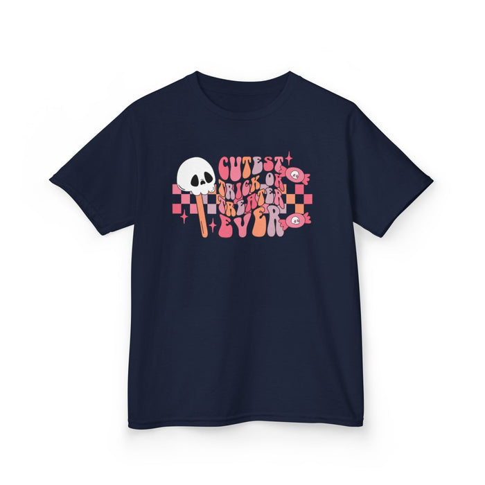 Cutest Trick Or Treater Ever Kids Halloween T-Shirt - funny t-shirt by Cheeky Business