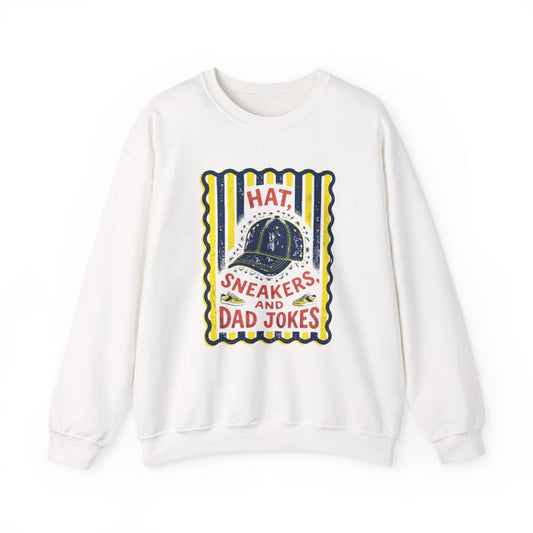 Dad Jokes Lifestyle Sweatshirt - funny sweatshirt by Cheeky Business