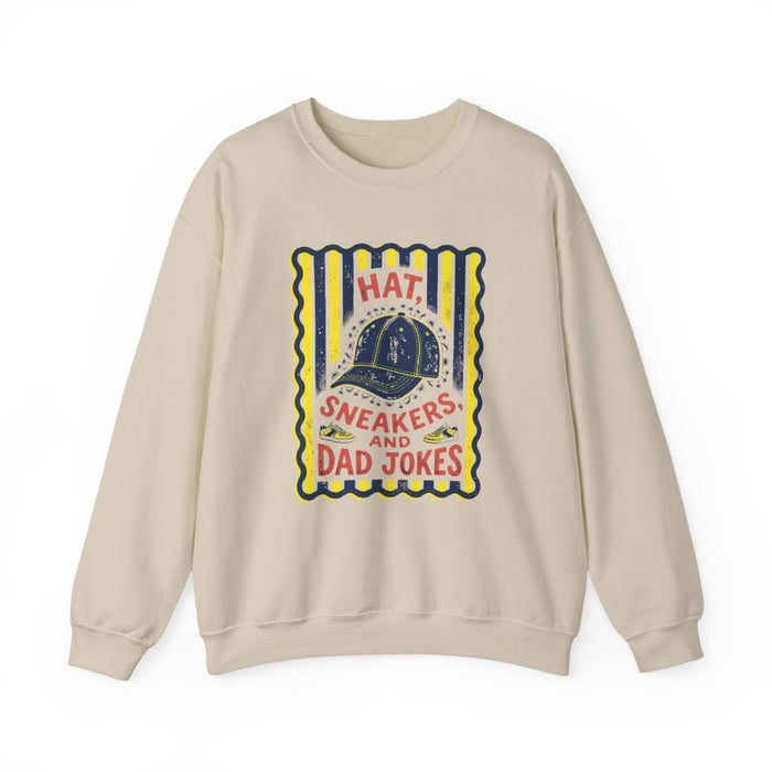 Dad Jokes Lifestyle Sweatshirt - funny sweatshirt by Cheeky Business