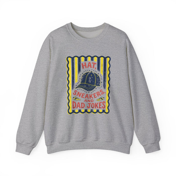 Dad Jokes Lifestyle Sweatshirt - funny sweatshirt by Cheeky Business