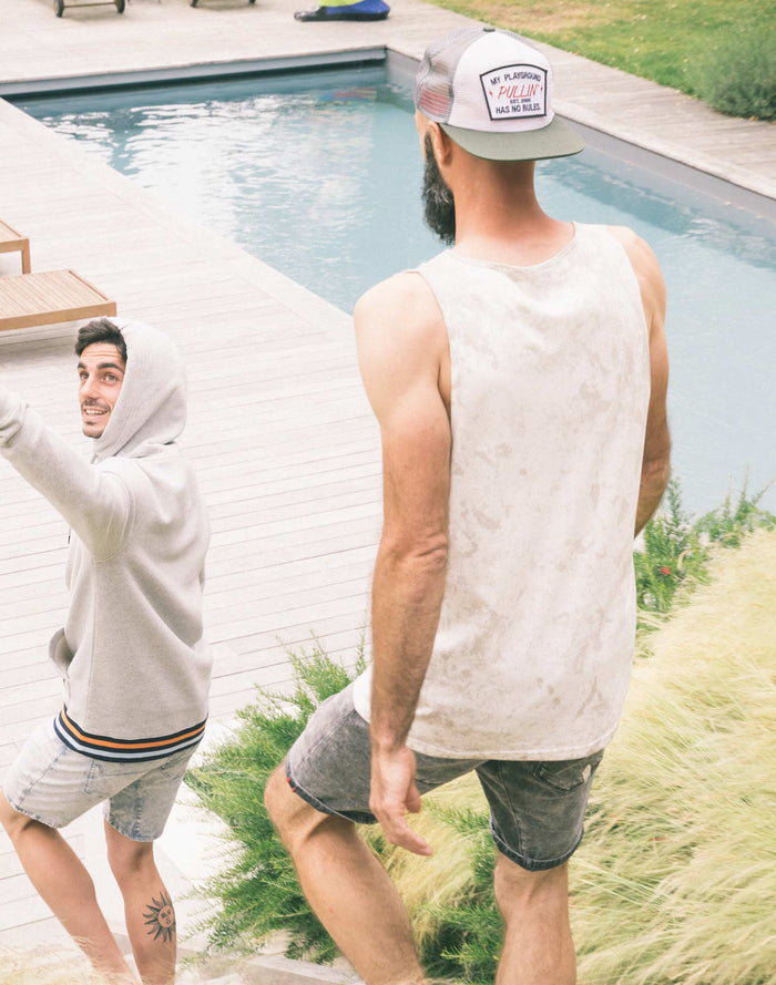 debardeur homme dove PULLIN en coton
