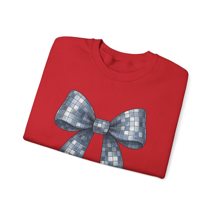 Disco Bow Sweatshirt - funny sweatshirt by Cheeky Business