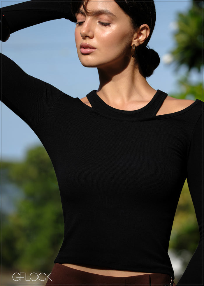 Double Ribbed T-Shirt - 110626