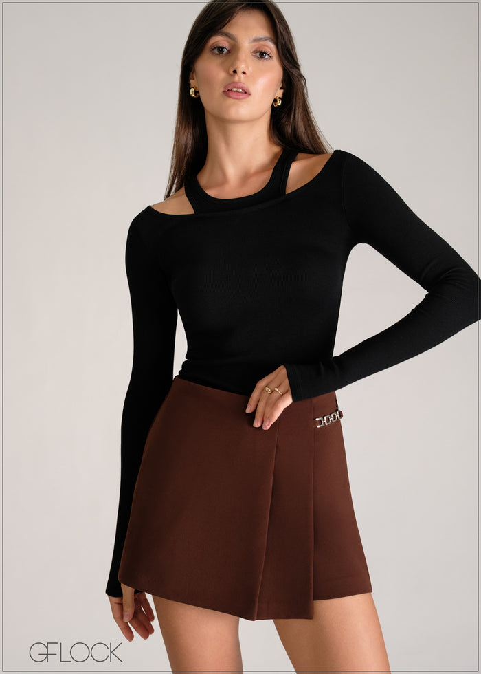 Double Ribbed T-Shirt - 110626