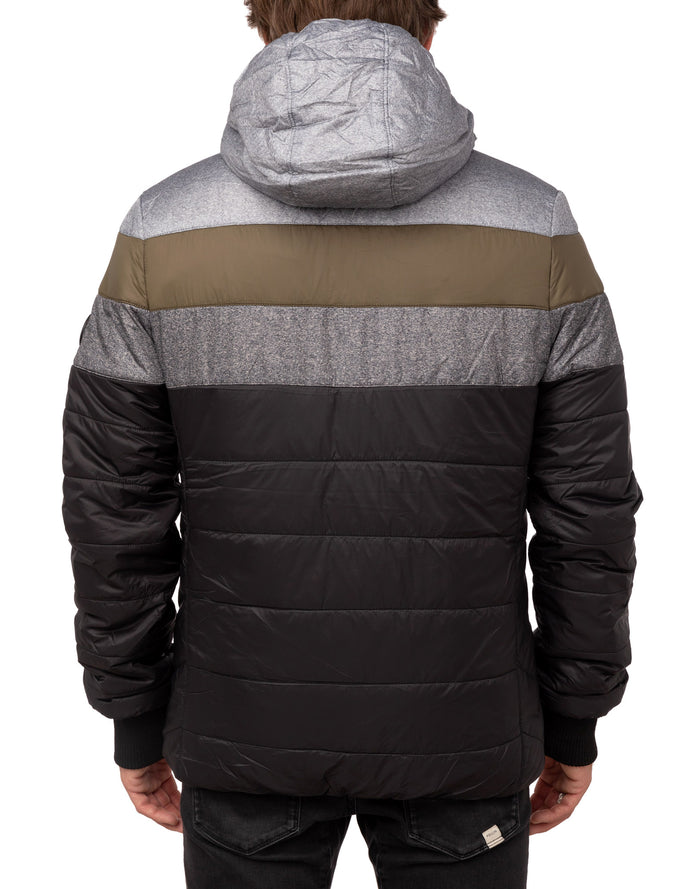 doudoune capuche forest PULLIN en nylon