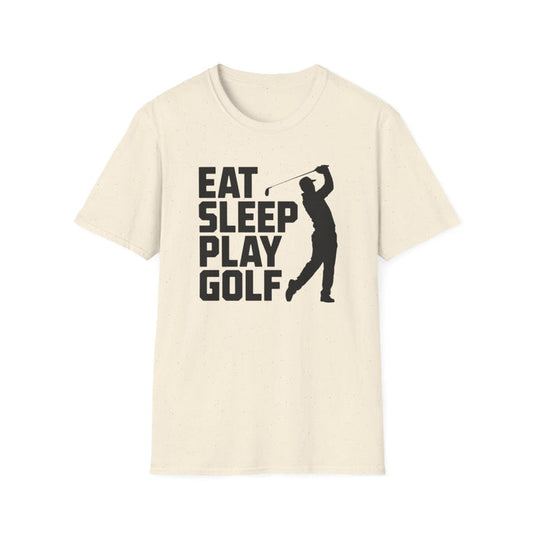 Eat Sleep Play Golf Dad T-Shirt - funny t-shirt by Cheeky Business