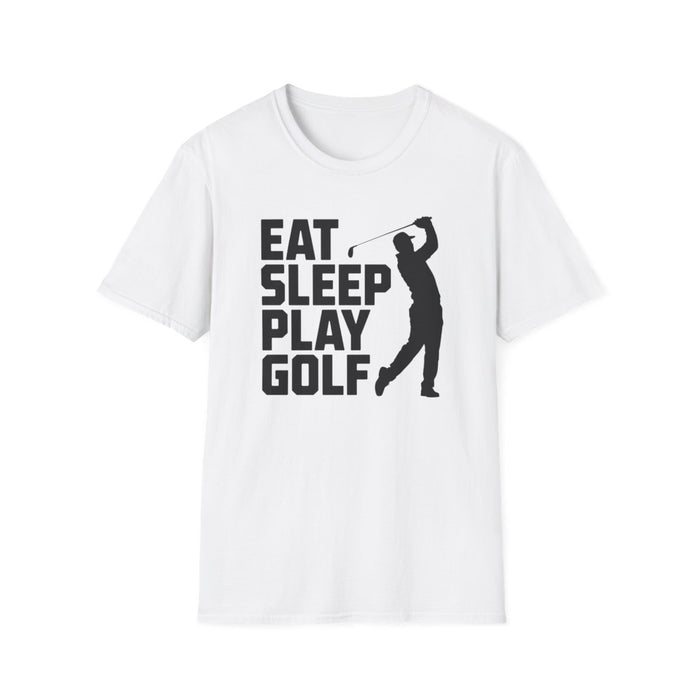 Eat Sleep Play Golf Dad T-Shirt - funny t-shirt by Cheeky Business