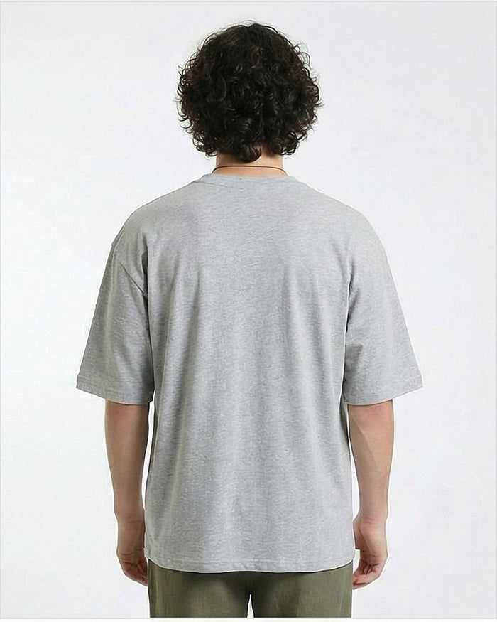 Essential Heather Grey Oversized T-Shirt